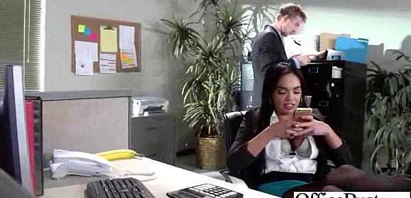  Big Melon Tits Girl (selena santana) Get Bang Hardcore In Office clip-29